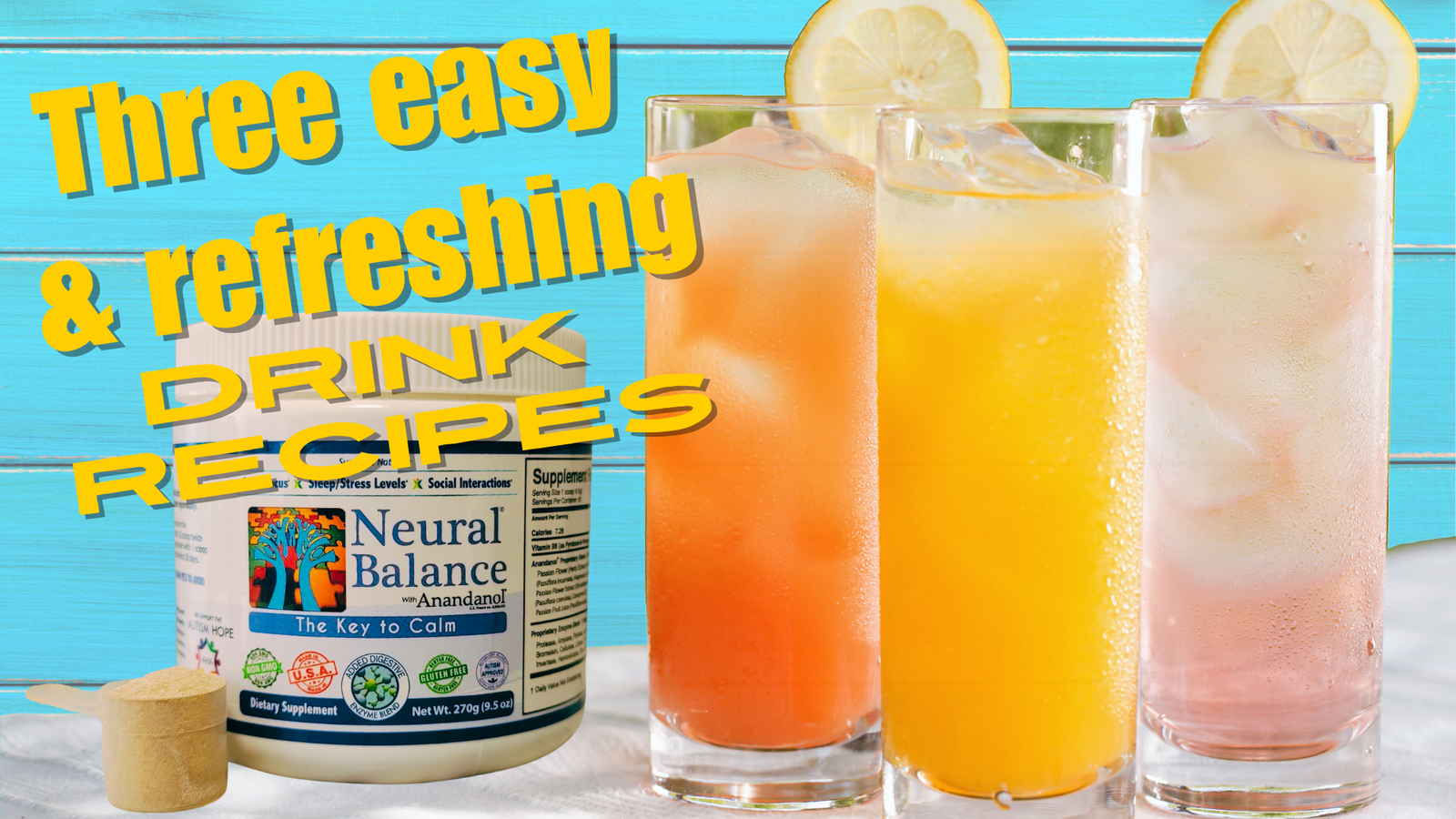 Recipe - Three Easy Refreshing Cold Drinks for Summer