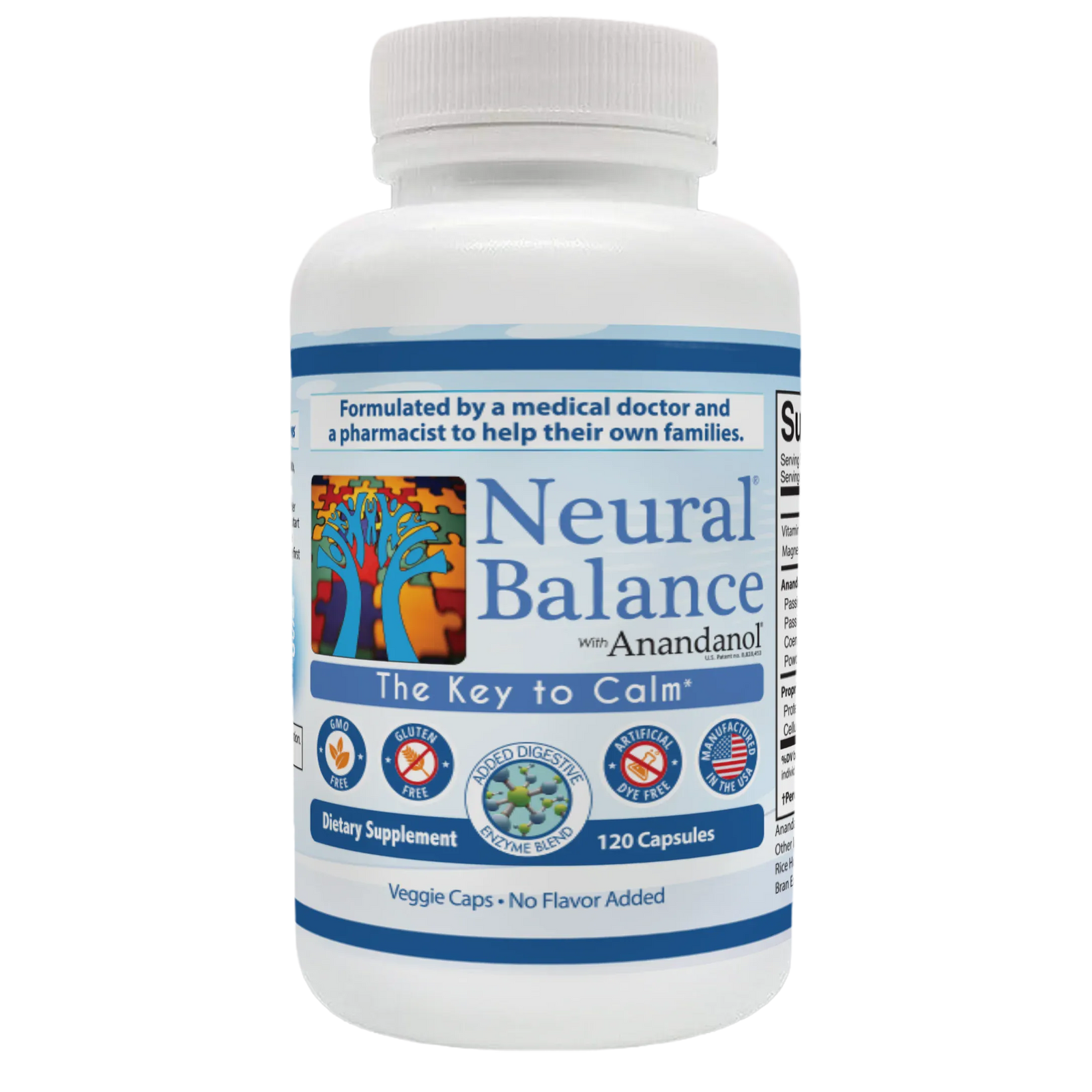 One bottle of Neural Balance Capsules (120 Ct. Capsules)