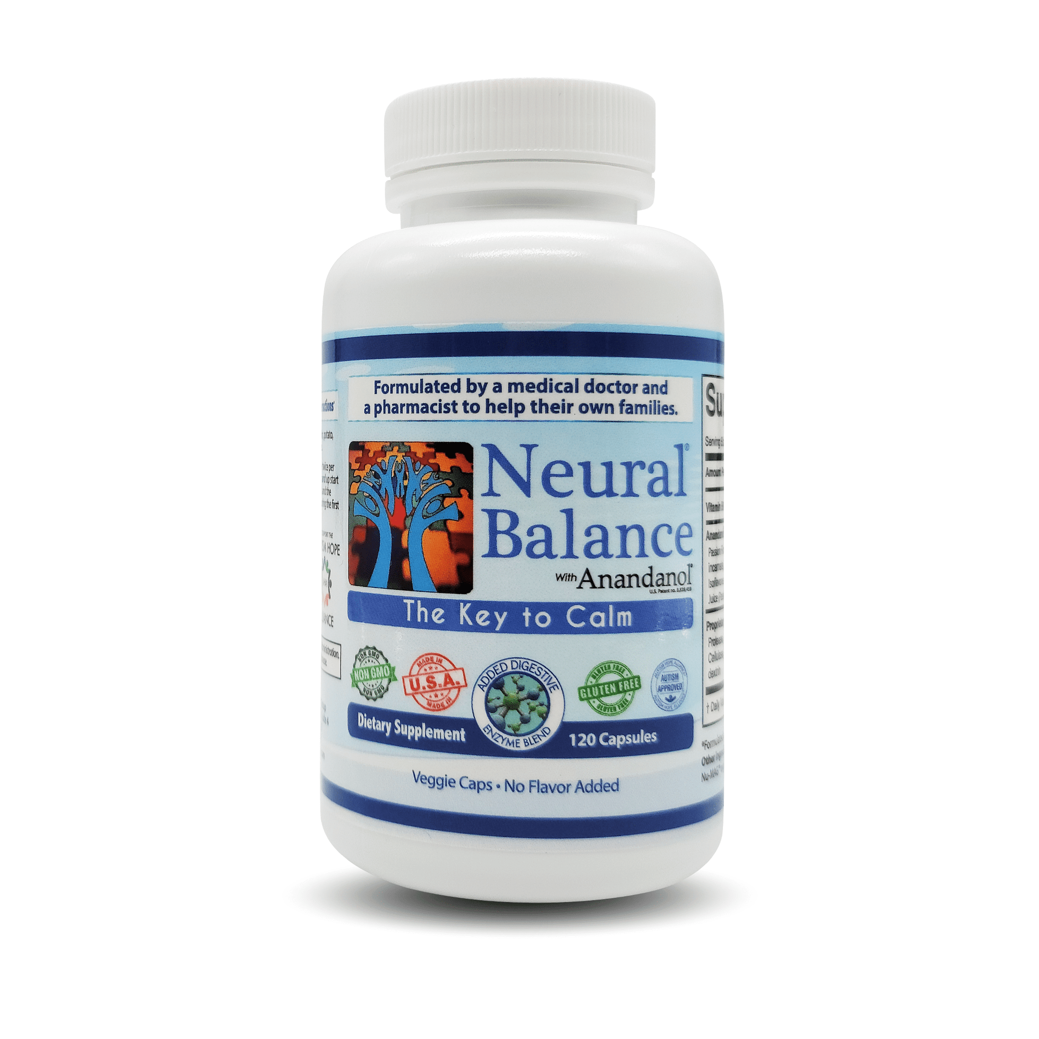 Neural Balance Neural Balance Capsules (120 Ct. Capsules) | The Key to Calm